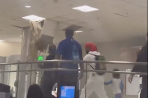 Atlanta Airport Leaking And Pouring Brown Water