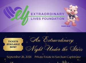 Extraordinary Lives Foundation's Annual Gala Benefiting Children's Mental Health and Emotional Wellness.