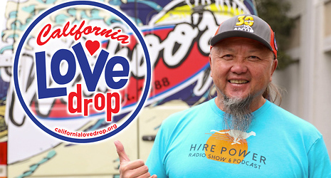Support The California Love Drop and their events with Wing Lam
