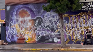 Kobe and Gigi Bryant Memorial Mural Vandalized Again in Downtown L.A.