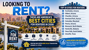 Looking to Rent? These Are America's Best Cities for Renters in 2026