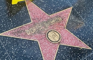 Dolly Parton's Hollywood Walk of Fame Star Vandalized as Repairs Get Underway