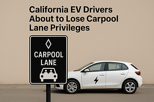 California EV Drivers About to Lose Carpool Lane Privileges