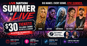 Live Nation's $30 Ticket Deal Is Back