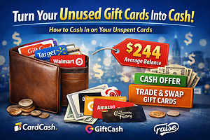 Americans Are Sitting on Hundreds of Dollars in Unused Gift Cards - Here's How to Cash In